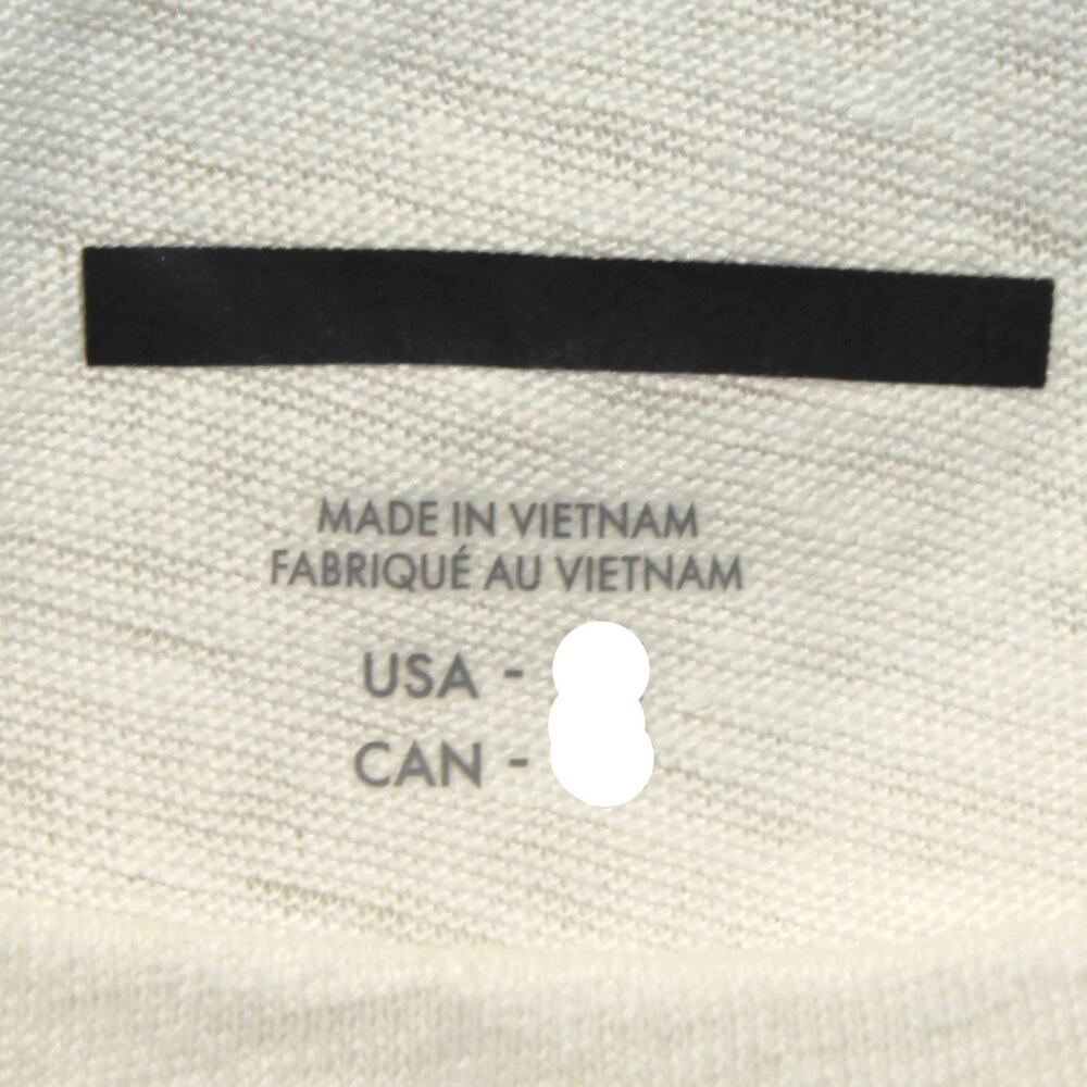 Eileen Fisher Plus White 100% Bio-Linen Crew Neck Minimalist Long Sleeve Top 1X - Picture 6 of 6
